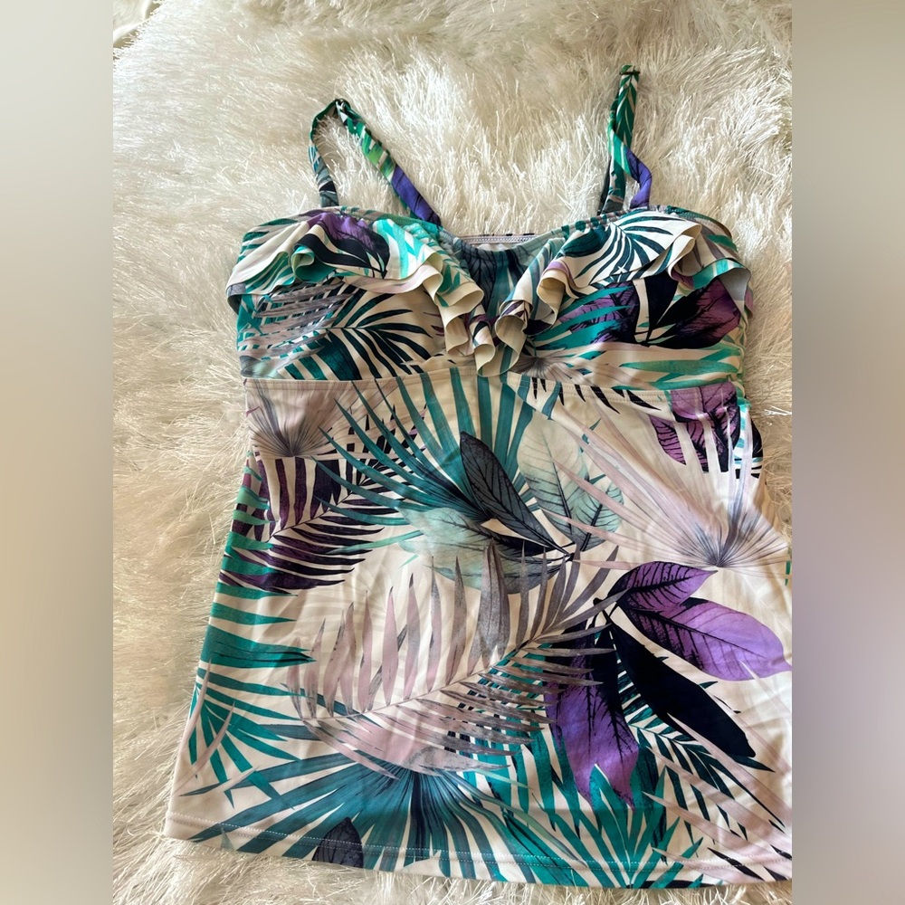 Tropical Print Women's Top